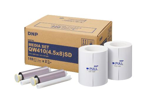 DNP DP-QW410 PAPIER + RUBAN 11X20(4.5 x8) STANDARD 220 PHOTOS
