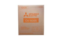 MITSUBISHI CK-M20S PAPIER + RUBAN 15X20 POUR CP-M15 375 TIRAGES