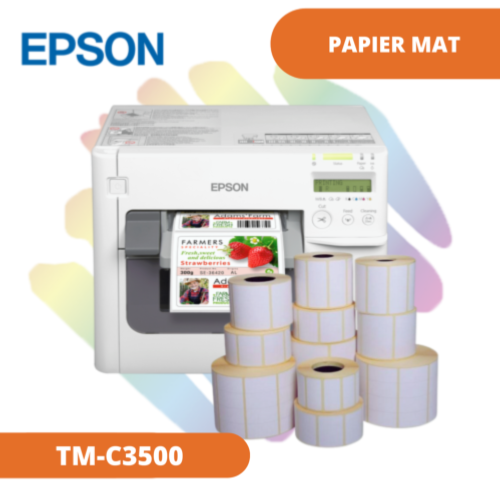 Papier Synthétique MAT pour TM-C3500 et C4000