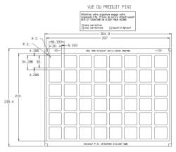 Etiquette Carre 30x30mm pour EPSON CW-C6500 