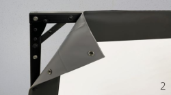 Ecran de Projection Frontale avec Draperie