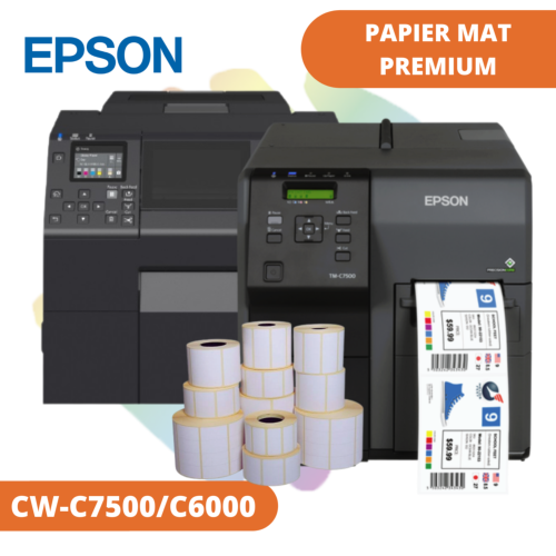 Papier MAT PREMIUM pour EPSON CW-C7500 et CW-C6000
