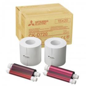 Papier + Ruban 15x20 - 400 photos - MITSUBISHI CK-D720 