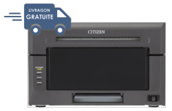 IMPRIMANTE À SUBLIMATION THERMIQUE CITIZEN CX-02 + 1 CARTON 10x15 PP 