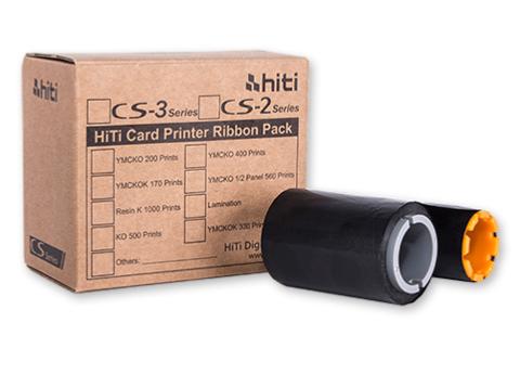 Ruban Seul pour 1000 Faces Noir et Blanc - HITI CS300/310/320