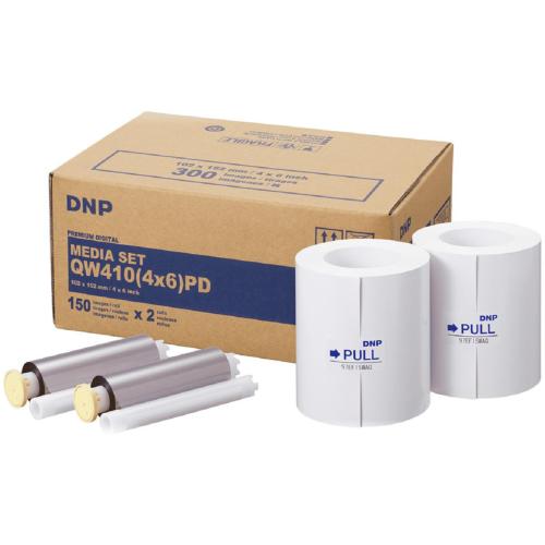 PAPIER + RUBAN 10X15 PREMIUM - 300 PHOTOS - DNP DP-QW410 