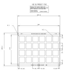 Etiquette Carre 40x40mm pour EPSON CW-C6500