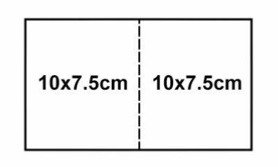 Papier 10x15 perforé 10X7.5 - 800 photos - DNP DS620/SL620