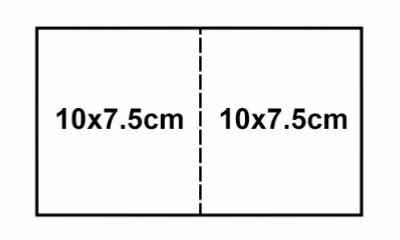 Pack Papier Photo Pré-Découpé 3/3 (10x7.5) 10x15 - MITSUBISHI CK-D746 