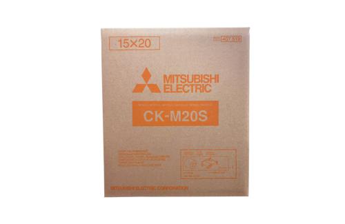 PAPIER + RUBAN 15X20 POUR CP-M15 - 375 TIRAGES - MITSUBISHI CK-M20S 